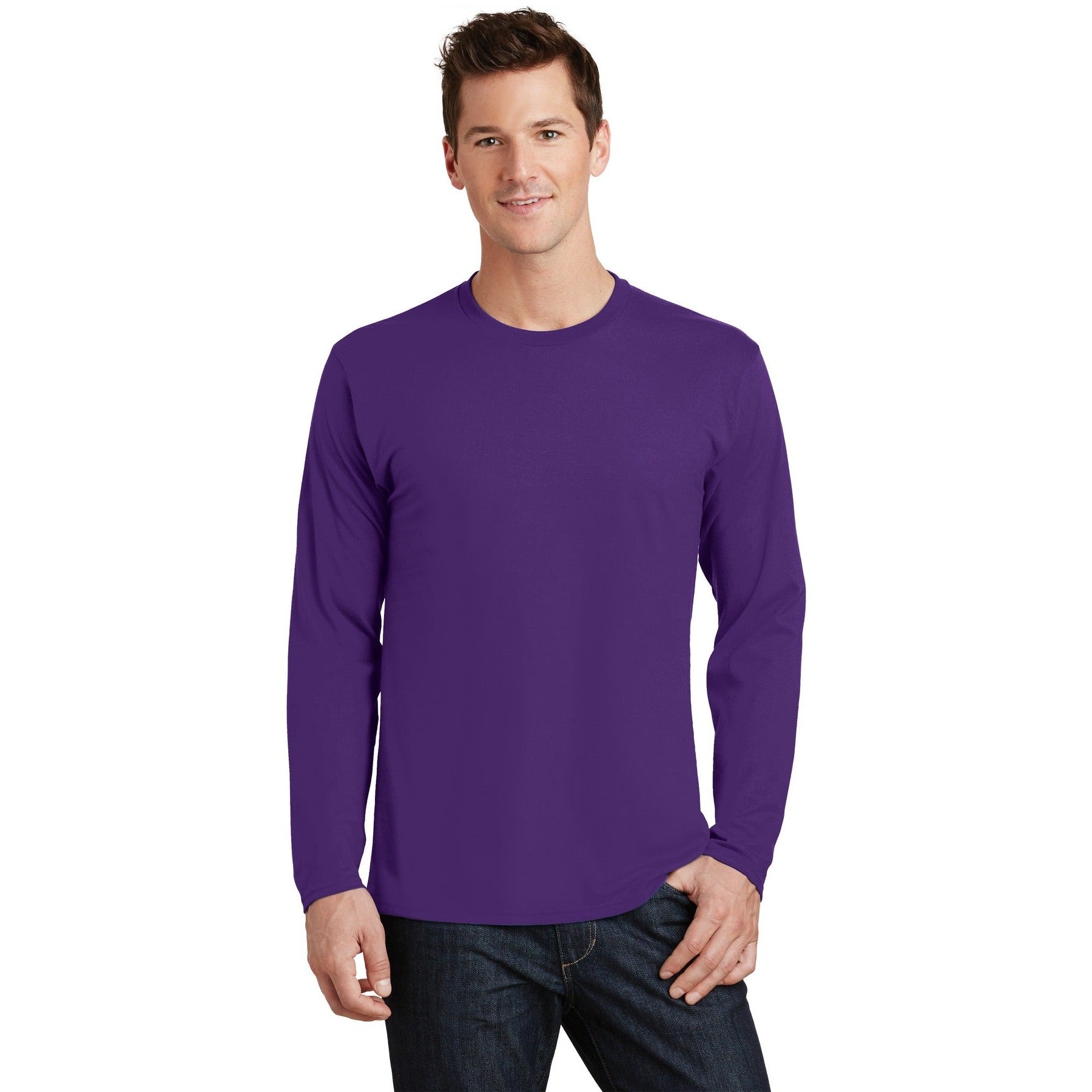 Port & Company-Port & Company® Long Sleeve Fan Favorite Tee. PC450LS-MedTech-15